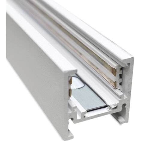 Rail magnétique 2627 de surface et de suspension - 20 mm - 48 V - Blanc