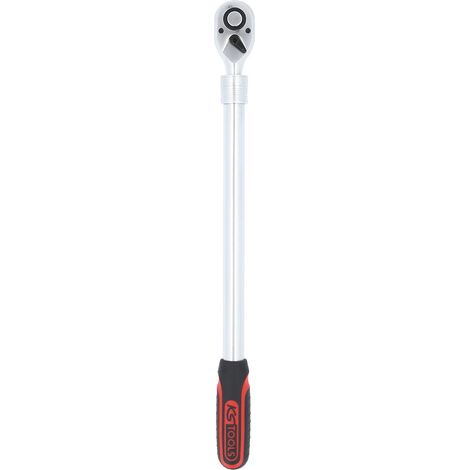 Kstools – Cliquet réversible 1/2" 600 mm – Acier chrome-vanadium – 72 dents – Mécanisme à cliquet finement denté – Poignée ergonomique (1/4)