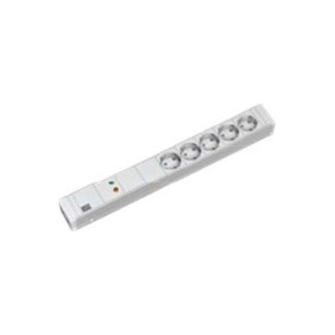 BACHMANN 19" 1,5HE 5xCEE7/3 1xGVS Strom 2,0m CEE7/7, 333.002