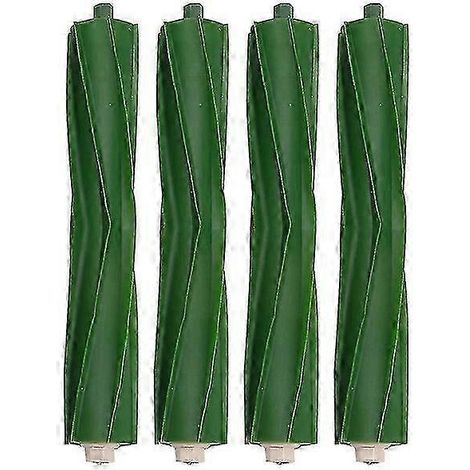 Juego de 4 rodillos de cepillo de goma multisuperficie para aspiradoras robot de las series I&E: I7, I7+i8, I8+/plus, E5, E6 y E7.