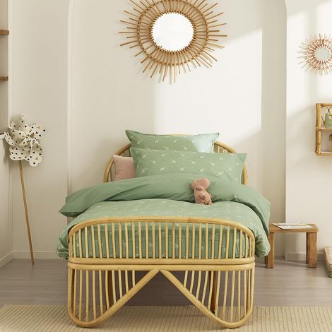 Housse de Couette Enfant en Percale de Coton, 140 x 200 cm, Cueillette (1/5)