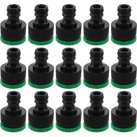 15pièces Kit de Raccords Rapides pour Irrigation Goutte à Goutte Connecteurs Tuyau Arrosage et Adaptateurs pour Tuyaux de Jardin Extérieur Raccords Polyvalents pour Système (1/5)