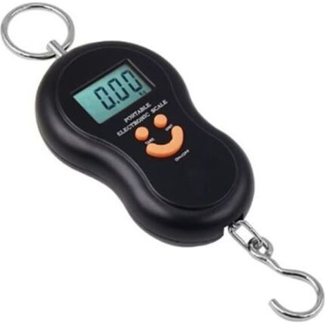 Digitale Hakenwaage für Angeln, Koffer, Pakete usw. Bis 50 kg Guazhuni (Schwarz) (1/5)