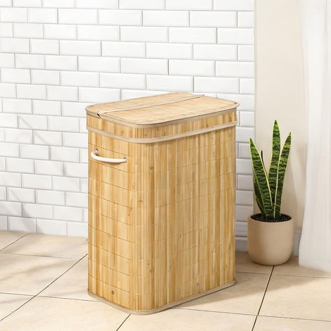 Accessoire de nettoyage en bambu 54,2 x 35,2 x 59,5 cm (1/5)