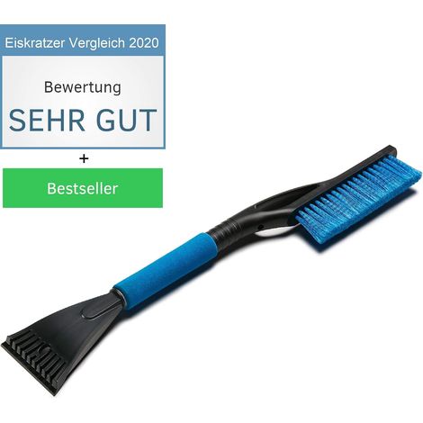Eiskratzerauto - SEHR GUTE Qualität (Test 2020) - langlebiger und stabiler professioneller Eiskratzer mit verbessertem Konzept - Premium-Peitschenwagen (blau) (1/5)