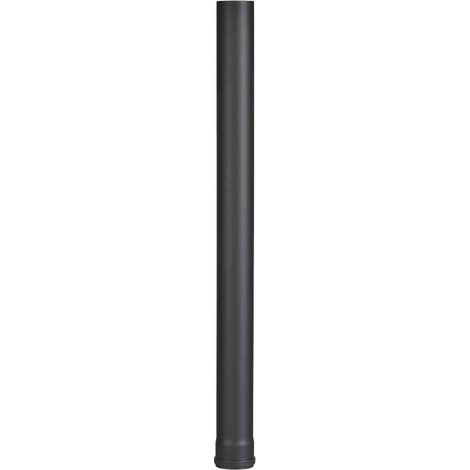 Pelletrohr 80 mm, 1000 mm lang 1,2 mm, Stahl, lackiert, SW (1/2)