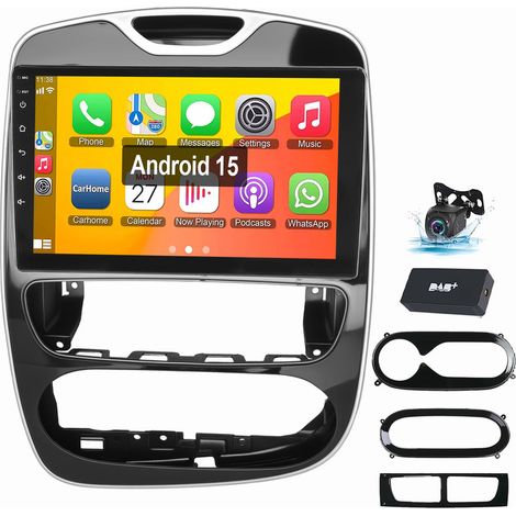 Pour Renault Clio IV 2013-2018 Autoradio WiFi GPS WIFI Android 15 Carplay SWC 1+32G DAB CAM