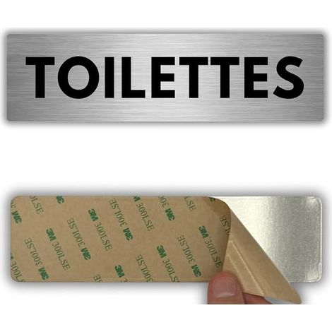 Toilet Plate - 18cm - Aluminium - Sanitary Door Corner (1/5)