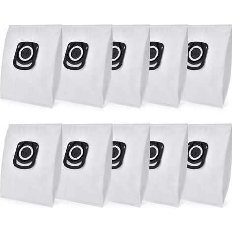 Lot de 10 sacs d'aspirateur - Pour Rowenta Hygiene + ZR200520, Pour Rowenta Compact Power, X-Trem Power et Silence Force (RO64xx RO63xx RO68xx RO39xx)