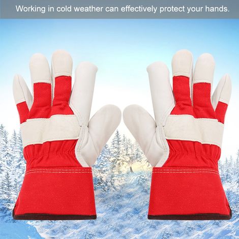 Gants de Soudure Anti-Chaleur Rouge, Isolation Thermique et Prise Ferme (1/5)