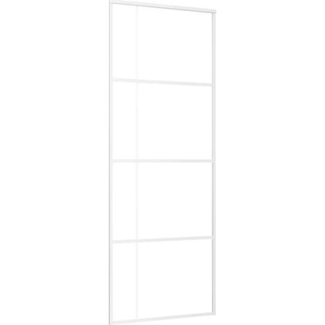 Maison Exclusive - Schiebetür ESG-Glas und Aluminium 76x205 cm We