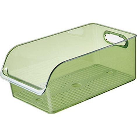 Boîte De Rangement Pour Réfrigérateur - Transparente - 32 x 16 x 12 cm - Matériau Alimentaire - Pour Étagère De Frigo - 1 Pièce (1/5)