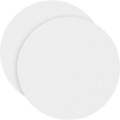 MAGICLULU 2feuilles Lot de Tapis de Cuisson Vapeur Réutilisables Silicone pour Petits Pains Antiadhésifs et Perméables à Air'Blanc'30X30X0.1CM
