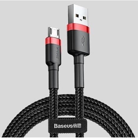 Cavo Baseus Cafule da USB a Micro USB 1.5A 2m (rosso-nero) (1/3)