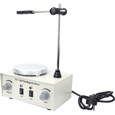 Agitateur magnétique chauffant portable professionnel pour laboratoire, prise UE 220 V (1/5)