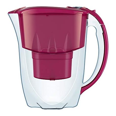 Aquaphor Amethyst 2,8 l cereza + botella de filtro City 0,5 l burdeos