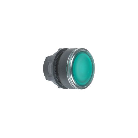 Testa pulsante luminoso Ø22 - verde - ZB5AH033