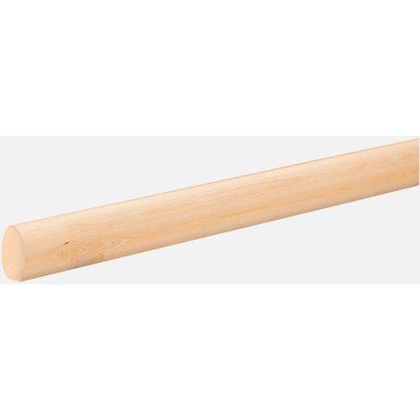 Burger – Main courante en bois de sapin 2 m – Longueur 2 mètres – Installation intérieure – Made in France – Supports de fixation recommandés