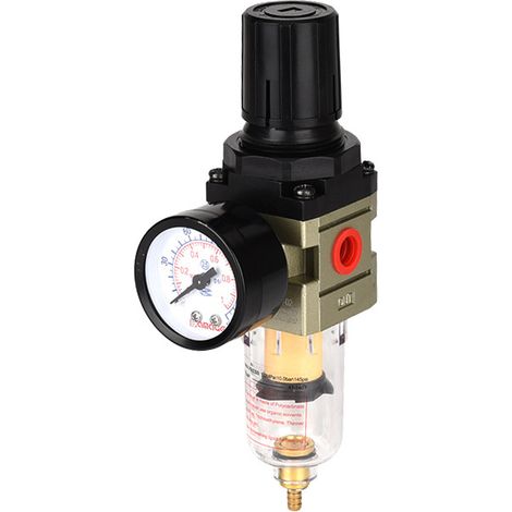 Neustart Druckluft-Wasserabscheider Kompressor Druckminderer Pneumatikkomponenten Regler Gasfilter Prozessor (1/3)