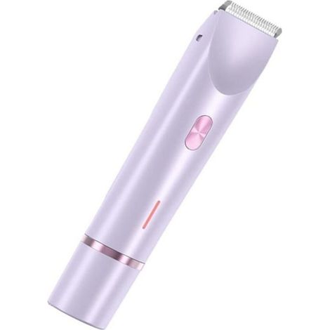 Rasoir et Tondeuse Électrique - ULISEM - Étanche - Rechargeable - Double Tête - Violet (1/4)