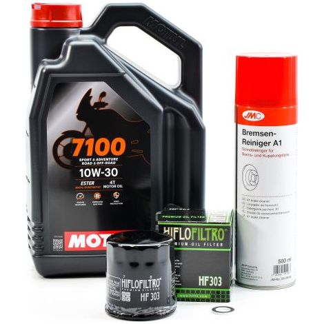 Kit Entretien Vidange Standard pour HONDA CBR 1100 XX de 1997 à 2008 - MOTUL 7100 10W30 4L