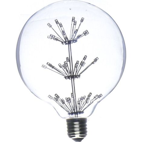 Jandei Bombilla led globo G125 E27 2W 2200K 220V decoración hogar filamento forma árbol