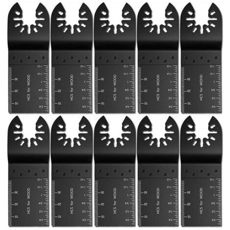 10 pieces of 34mm high carbon steel saw blade, multi-function saw blade, power tool cutting machine accessories set (1/5)