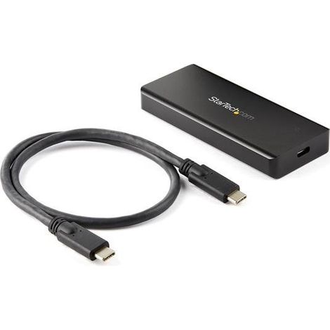 StarTech.com M2E1BRU31C Speicherlaufwerksgehäuse Schwarz