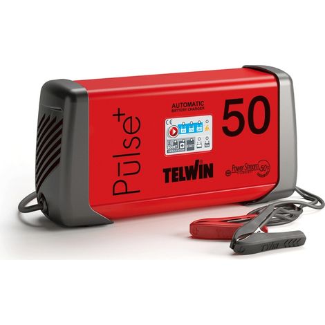 Chargeur de batterie électronique multifonctionnel d'entretien12/24V 40/20A. Telwin PULSE 50EVO (1/5)