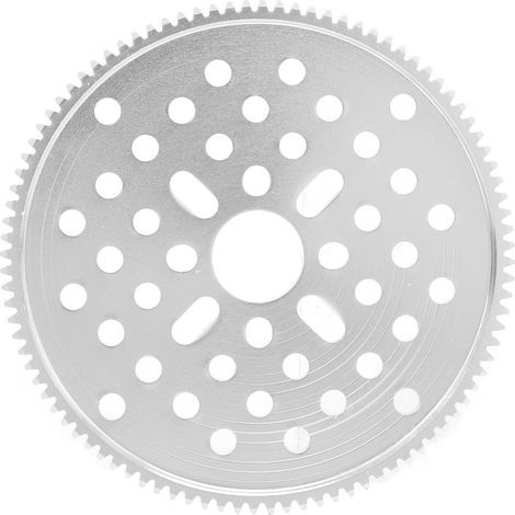 Engrenage droit 96 dents en aluminium cylindrique Mod 0.8 14mm outils de quincaillerie à trou central
