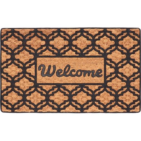 Paillasson en caoutchouc et coco Welcome (1/4)