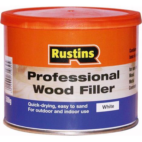 Rustins WOPN250 Professional Wood Filler Natural 250g RUS2546