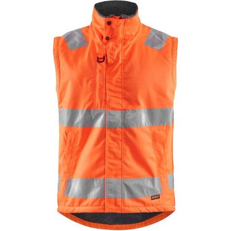 Gilet da lavoro senza maniche alta visibilità antipioggia 3870 Arancione fluorescente L (1/4)