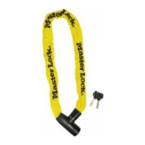 MASTER LOCK Chaîne Antivol Vélo [Clé] - Idéal pour les Vélos, Vélos Electriques, VTT et autres (1/5)