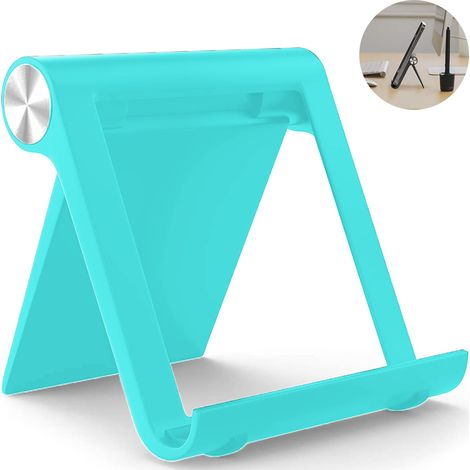 Support Portable Pour Tablette - Angle De Visualisation Réglable - Usage Bureau Lit Voyage - 1 Pièce (1/5)