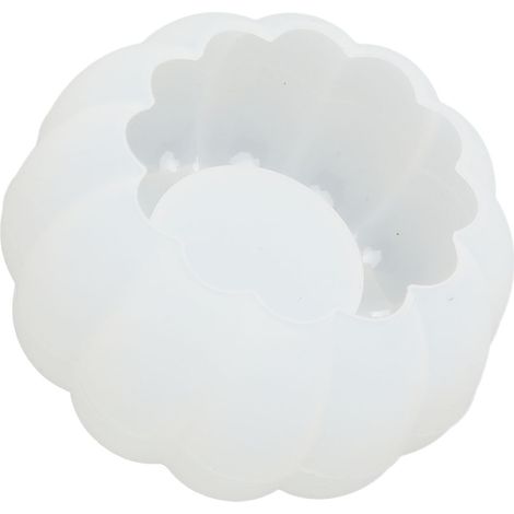 Moule à bougie citrouille 3D, haute transparence, épais, plateau réutilisable pour bougies d'Halloween, rangement pour bijoux (1/5)