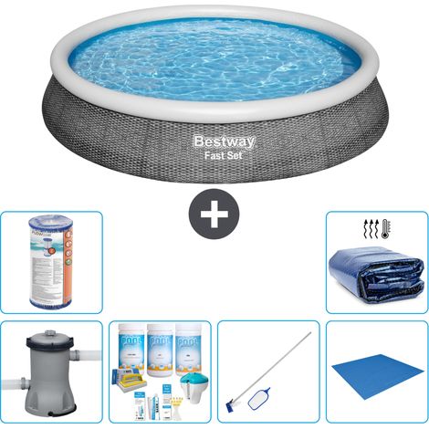 Bestway Bestway Fast Set Ronde - 396x84 cm - 7-pièces  S21455 (1/5)
