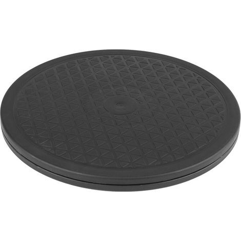 Plateau tournant polyvalent en acier inoxydable – support rotatif réglable pour moniteur, haut-parleur ou plante d’intérieur (1/5)