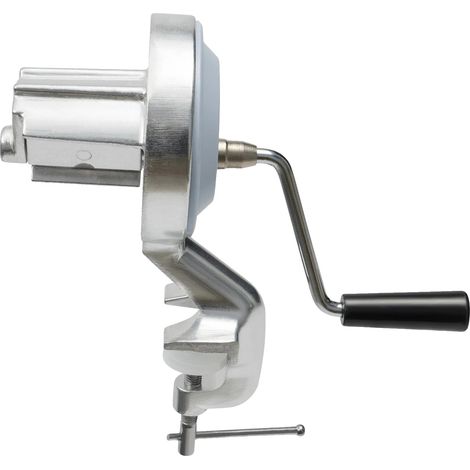 Prensa manual para fideos, mango ergonómico, aleación de aluminio duradera, color plata. (1/2)