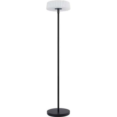 [GEBRAUCHT] B-Ware Lindby LED-Solar-Stehlampe Samine dimmbar Gartenlampe schwarz Metall 136cm (1/2)