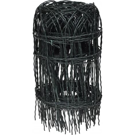 INLIFE Bordure de pelouse Fer enduit de poudre 25x0,4 m (1/3)