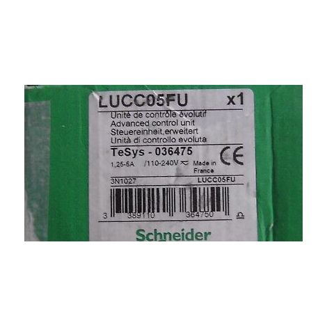 2 LUCC05FU , 1,25-5A , 110/240V Unité de commande EVOLUTIF SCHNEIDER ELECTRIC