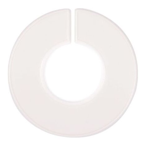 Lot de 10 séparateurs pour cintres – Embouts arrondis blancs pour porte-manteaux, compatibles avec cintres de différentes tailles – Pour rangement vestiaire et garde-robe (1/3)