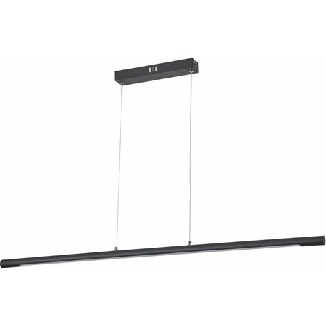 Suspension LED Branson noire barre 100 cm 18W Reality (1/2)