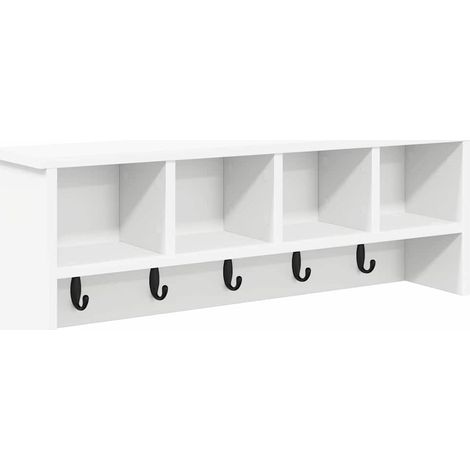 Maison Exclusive - Wandmontierter nachttisch Weiß 75 x 16 x 26 cm