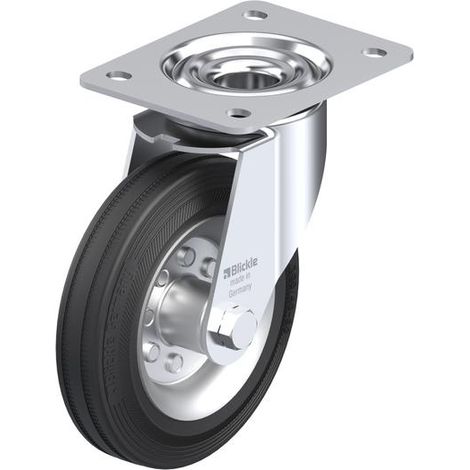 Blickle 277723 Ruota pivotante nera 160 mm