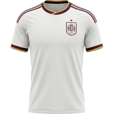 Maillot extérieur Espagne Coupe du Monde 2026 (Enfants & Adultes) – Tenue de football – Maillot d'entraînement – ​​Taille XXL