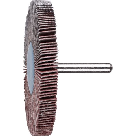 PFERD TOOLS Korund Fächerschleifer F Ø 80x10mm Schaft-Ø 6 mm A80 für Feinschliff und Finish 10 Stk (1/5)
