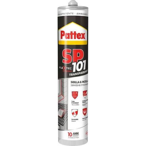 PATTEX SILICONE SP101 TRASPARENTE 280 ML CARTUC.
