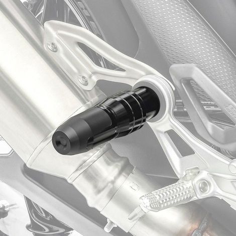Roulette de protection pour echappement Motoguard CP4 noir (1/4)